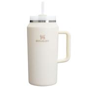 STANLEY Quencher H2.0 FlowState Stainless Steel Vacuum Insulated Tumbler with Lid and Straw for Water, Iced Tea or Coffee, Smoothie and More, Cream 2.0, 64oz