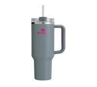 STANLEY Quencher H2.0 FlowState Stainless Steel Vacuum Insulated Tumbler with Lid and Straw for Water, Iced Tea or Coffee (Grey Rock, 40 oz)