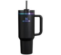 Stanley Quencher H2.0 FlowState Stainless Steel Vacuum Insulated Tumbler with Lid and Straw for Water, Iced Tea or Coffee, Smoothie and More, Black Chroma, 40oz, 10-10824-527