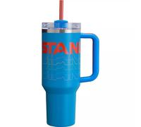 STANLEY Quencher H2.0 FlowState Stainless Steel Vacuum Insulated Tumbler with Lid and Straw for Water, Iced Tea or Coffee (Azure Reverb, 40 oz)