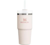STANLEY Quencher H2.0 FlowState Stainless Steel Vacuum Insulated Tumbler with Lid and Straw for Water, Iced Tea or Coffee, Smoothie and More, Rose Quartz 2.0, 14oz