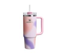 STANLEY Quencher H2.0 Flowstate Tumbler 0.89L - Cold for 9 Hours - Iced for 40 Hours - Metal Water Bottle with Straw, Handle and Lid - Dishwasher Safe - Travel Mug for Cold Drinks - Rose Petal Motion