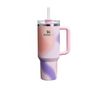 STANLEY Quencher H2.0 Flowstate Tumbler 1.2L - Cold for 11 Hours - Iced for 48 Hours - Metal Water Bottle with Straw, Handle and Lid - Dishwasher Safe - Travel Mug for Cold Drinks - Rose Petal Motion