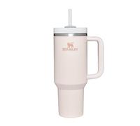 STANLEY Quencher H2.0 Flowstate Tumbler 1.2L - Cold for 11 Hours - Iced for 48 Hours - Metal Water Bottle with Straw, Handle and Lid - Dishwasher Safe - Travel Mug for Cold Drinks - Rose Quartz