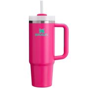 Stanley Quencher H2.0 FlowState Tumbler, Vacuum-Insulated, Stainless Steel, with Lid and Straw for Water, Iced Tea, Coffee, Smoothies and More, Passion Pink, 887 ml