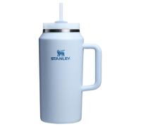 Stanley Quencher H2.0 FlowState Vacuum-Insulated Stainless Steel Tumbler with Lid and Straw for Water, Iced Tea, Coffee, Smoothies and More, 1.9 L, Glacier (Light Blue)