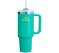 STANLEY Quencher H2.0 FlowState Vacuum-Insulated Stainless Steel Tumbler with Lid and Straw for Water, Iced Tea or Coffee, Smoothies and More, Tropical Teal, 1.2 L