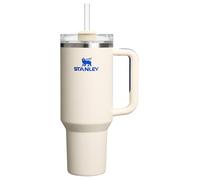STANLEY Quencher H2.0 Mug with Handle and Straw, 1.2 Litre, FlowState 3-Position Lid, Cup Holder, Compatible for Travel, Insulated Stainless Steel Mug, BPA-Free, Cream