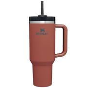 STANLEY Quencher H2.0 Soft Matte Collection, Stainless Steel Vacuum Insulated Tumbler with Lid and Straw for Iced and Cold Beverages, Red Rust, 40 oz
