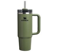 STANLEY Quencher H2.0 Tumbler with Handle and Straw, 3-Mode Flowstate Lid, Travel Cup Holder Compatible, Stainless Steel, Insulated, BPA-Free, Dry Pine, 0.9 Litres