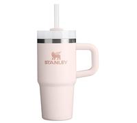 Stanley Quencher H2.0 Tumbler with Handle and Straw 14 oz | Flowstate 3-Position Lid | Cup Holder Compatible for Travel | Insulated Stainless Steel Cup | BPA-Free | Rose Quartz 2.0