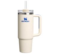 Stanley 1913 Tumbler Quencher H2.0 30 oz - Insulated Stainless Steel, Handle & Straw, Cream Royal