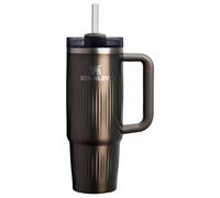 STANLEY Quencher H2.0 Tumbler with Handle and Straw 30 oz | Flowstate 3-Position Lid | Cup Holder Compatible for Travel | Insulated Stainless Steel Cup | BPA-Free | Fluted Gunmetal Shine