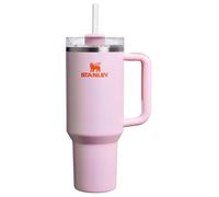 Stanley Quencher H2.0 Tumbler with Handle and Straw 40 oz | Flowstate 3-Position Lid | Cup Holder Compatible for Travel | Insulated Stainless Steel Cup | BPA-Free | Rose Petal Shimmer