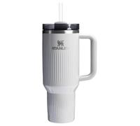 Stanley Quencher H2.0 Tumbler with Handle and Straw 40 oz | Flowstate 3-Position Lid | Cup Holder Compatible for Travel | Insulated Stainless Steel Cup | BPA-Free | Fluted Ash Gloss