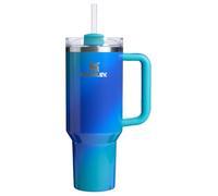 STANLEY Quencher H2.0 Tumbler with Handle and Straw 40 oz | Flowstate 3-Position Lid | Cup Holder Compatible for Travel | Insulated Stainless Steel Cup | BPA-Free | Sea Glass Aura