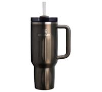 Stanley Quencher H2.0 Tumbler with Handle and Straw 40 oz | Flowstate 3-Position Lid | Cup Holder Compatible for Travel | Insulated Stainless Steel Cup | BPA-Free | Fluted Gunmetal Shine
