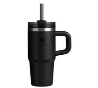 Stanley Quencher H2.0 Tumbler with Handle and Straw 14 oz | Flowstate 3-Position Lid | Cup Holder Compatible for Travel | Insulated Stainless Steel Cup | BPA-Free | Black 2.0