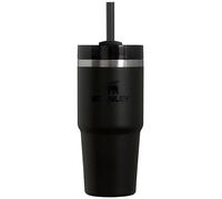 Stanley Quencher H2.0 Tumbler with Straw 14 oz | Twist On 3-Way Lid | Cupholder Compatible for Travel | Insulated Stainless Steel Cup | BPA-Free | Black 2.0