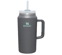 Stanley Quencher H2.O FlowState Tumbler 64oz Charcoal | Handle and Straw | 3-Position Lid | Large Capacity for Travel & Sports| Insulated Stainless Steel Cup | BPA-Free