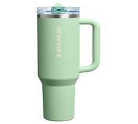 Stanley Quencher ProTour Flip Straw Tumbler with Leakproof Lid 40 oz | Built-In Straw and Handle | Cup Holder Compatible for Travel | Insulated Stainless Steel Cup | BPA-Free | Pistachio