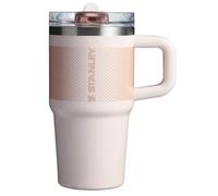 Stanley Quencher ProTour Flip Straw Tumbler with Leakproof Lid 20 oz | Built-In Straw & Handle | Cupholder Compatible for Travel | Insulated Stainless Steel Cup | BPA-Free | Rose Quartz Fade