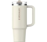 Stanley Quencher ProTour Flip Straw Tumbler with Leakproof Lid 30 oz | Built-In Straw & Handle | Cupholder Compatible for Travel | Insulated Stainless Steel Cup | BPA-Free | Cream