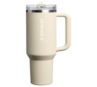 STANLEY Quencher ProTour Flip Straw Tumbler with Leakproof Lid 40 oz | Built-in Straw & Handle | Cupholder Compatible for Travel | insulated Stainless Steel Cup | BPA-Free | Exclusive Toasted Almond