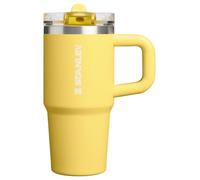 STANLEY Quencher ProTour Flip Straw Tumbler with Leakproof Lid 14 oz | Built-In Straw & Handle | Cupholder Compatible for Travel | Insulated Stainless Steel Cup | BPA-Free | Daffodil