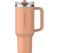 Stanley Quencher H2.0 Tumbler with Handle and Straw 40 oz | Flowstate 3-Position Lid | Cup Holder Compatible for Travel | Insulated Stainless Steel Cup | BPA-Free | Apricot