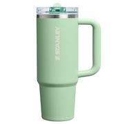 Stanley Quencher ProTour Flip Straw Tumbler with Leakproof Lid 40 oz | Built-In Straw and Handle | Cup Holder Compatible for Travel | Insulated Stainless Steel Cup | BPA-Free | Pistachio