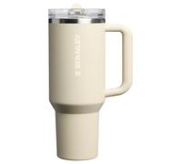 STANLEY Quencher ProTour Flip Straw Tumbler with Leakproof Lid 40 oz | Built-in Straw & Handle | Cupholder Compatible for Travel | insulated Stainless Steel Cup | BPA-Free | Exclusive Toasted Almond
