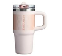 Stanley Quencher ProTour Flip Straw Tumbler with Leakproof Lid 14 oz | Built-In Straw and Handle | Cup Holder Compatible for Travel | Insulated Stainless Steel Cup | BPA-Free | Rose Quartz Fade