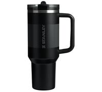 Stanley Quencher ProTour Flip Straw Tumbler with Leakproof Lid 40 oz | Built-In Straw & Handle | Cupholder Compatible for Travel | Insulated Stainless Steel Cup | BPA-Free | Black Fade