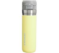 Stanley Quick Flip GO Water Bottle 24 OZ | Push Button Lid | Leakproof & Packable for Travel & Sports | Insulated Stainless Steel | BPA-Free | Pomelo