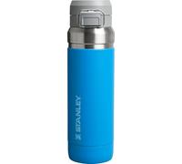 Stanley Quick Flip GO Water Bottle 36 oz | Push Button Lid | Leakproof and Packable for Travel and Sports | Insulated Stainless Steel | BPA-Free | Azure