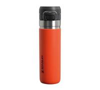 Stanley Quick Flip Stainless Steel Water Bottle 0.71L - Keeps Cold For 12 Hours - Leakproof - BPA-Free Thermal Flask - Dishwasher Safe - Cup Holder Compatible - Tigerlily Plum