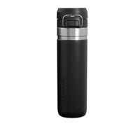 Stanley Quick Flip Stainless Steel Water Bottle 0.71L - Keeps Cold for 12 Hours - Leakproof - BPA-Free Thermal Flask - Dishwasher Safe - Cup Holder Compatible - Black 2.0
