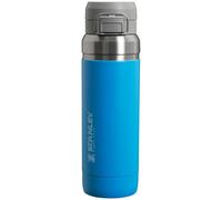 Stanley Quick Flip Stainless Steel Water Bottle 1.06L - Keeps Cold For 18 Hours - Leakproof - BPA-Free Thermal Flask - Dishwasher Safe - Cup Holder Compatible - Azure