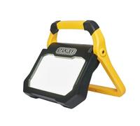 Stanley Rechargeable LED Folding Worklight 5000 Lumens, has a Lightweight Yet Durable Polycarbonate Body. It Offers 2 Modes of Operation, on/Off