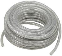 Stanley Reinforced Compressed air Hose, 15 metres, Compressor Hose, Durable polyethylene, 6/11 mm, Without Fittings, Transparent