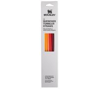 Stanley Reusable Quencher Straws | 4-Pack of BPA-Free, Reusable Straws for Clean Drinking | Perfect for Stanley's 30oz Tumblers | Red-Orange