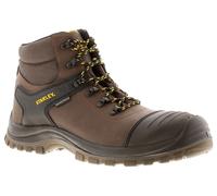 Stanley Richmond Mens Brown Leather Safety Boots, Size: 12