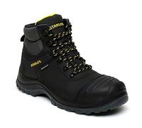STANLEY Richmond Men's Waterproof. Steel Toe, Steel Midsole Plate, Leather Safety Work Boot, Black, UK8
