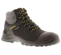 STANLEY Richmond Men's Waterproof. Steel Toe, Steel Midsole Plate, Leather Safety Work Boot, Black, UK9