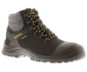 STANLEY Richmond Men's Waterproof. Steel Toe, Steel Midsole Plate, Leather Safety Work Boot, Black, UK9