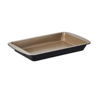 Stanley Rogers Ceramabake Healthy Non-Stick Ceramic Rectangular Cake Pan, Baking Tin, Bake Without PFAS, PTFE, PFOS, PFOA, Cadmium and Lead, Optimal for Oven, Brownies, Slices, Rocky Road, 28x18x3.5cm