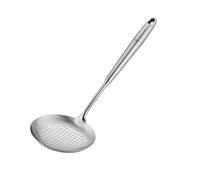 Stanley Rogers Monobloc Stainless Steel Skimmer, Satin Finish Kitchen Utensil with Wide Perforated Head, Hanging Loop & Dishwasher Safe, Cooking Gadget for Lifting & Draining, 37x11.7x2.1cm
