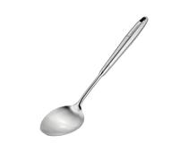 Stanley Rogers Monobloc Stainless Steel Solid Spoon, Satin Finish Kitchen Utensil, Deep Bowl, Hanging Loop & Dishwasher Safe, Cooking Gadget for Serving Vegetables, Rice & Casseroles, 37x7.5x2.1cm