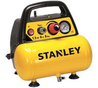 Stanley DN 200/8/6 Small Compressor 1.5 HP 8 Bar, Lightweight and Extremely Portable, Ideal for Domestic use or Crafts